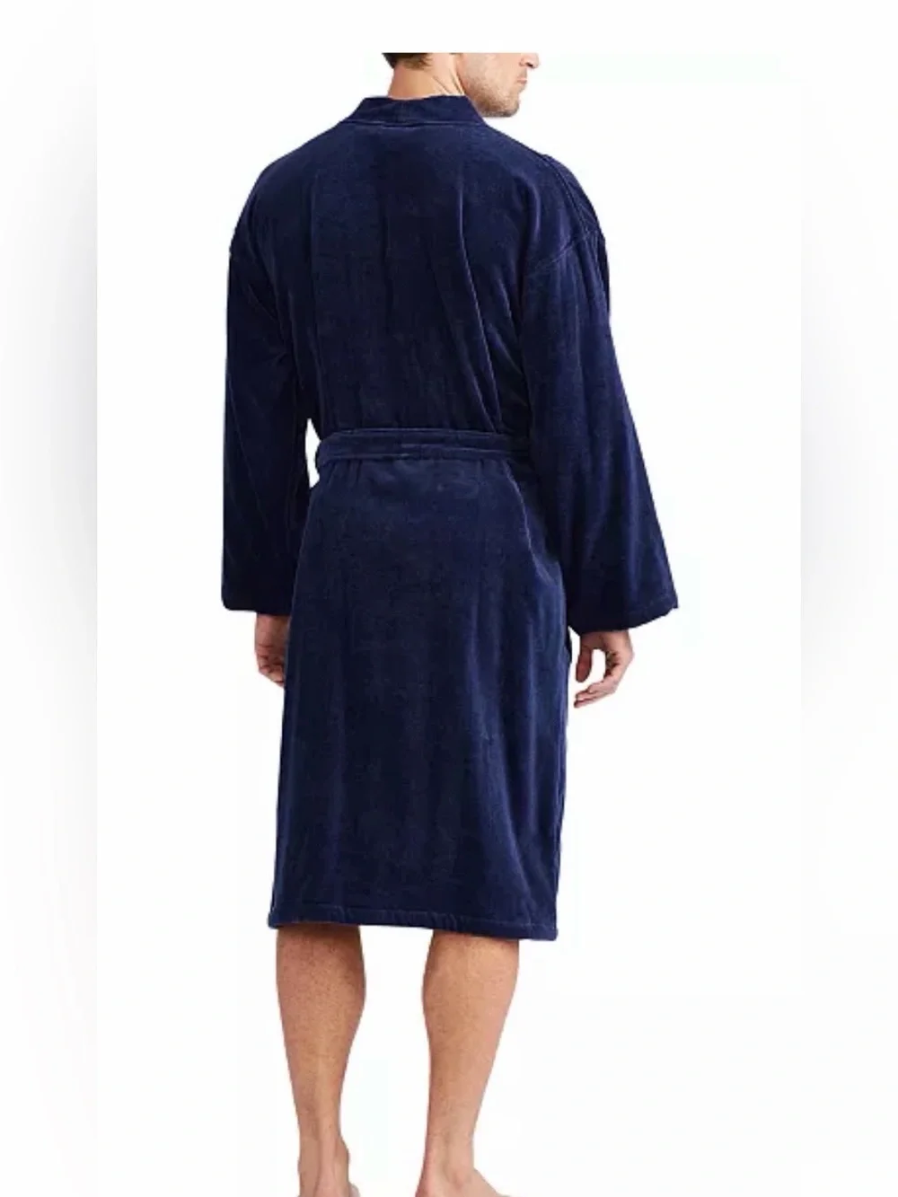 Polo Ralph Lauren Men's Sleepwear Soft Cotton Kimono Velour Robe